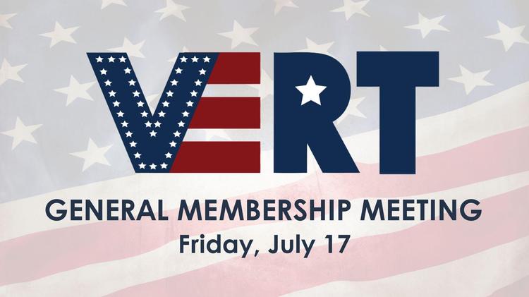 VERT General Membership Meeting | Happening Friday 