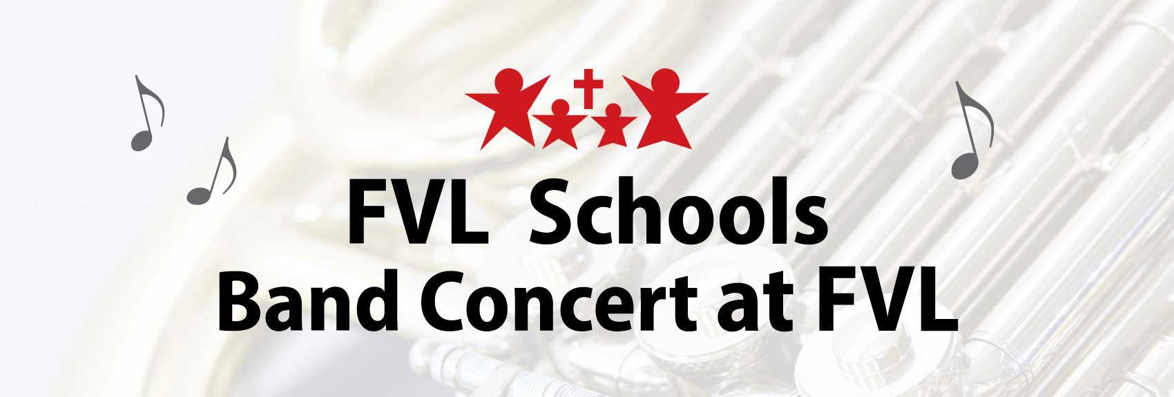 FVL Schools Band Concert (Gr 5-8) - Thursday, April 30 at 6:30 PM