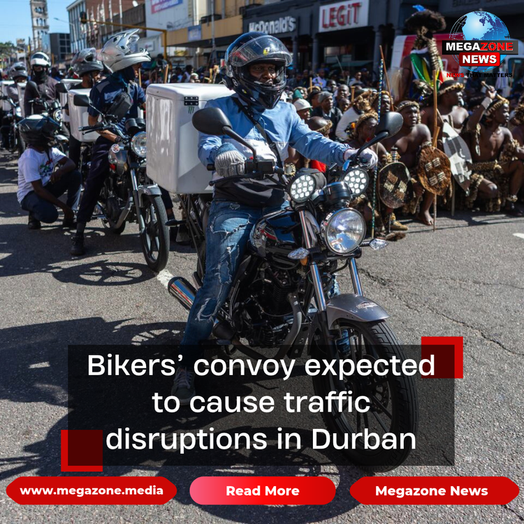 Bikers’ convoy expected to cause traffic disruptions in Durban