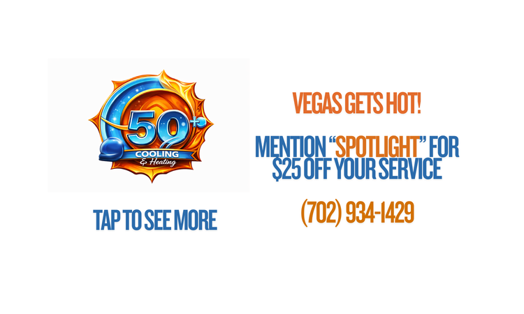 50 Plus Cooling and Heating - $25 off Your Service