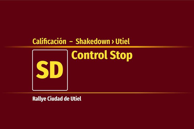 Calificación  –  Shakedown &nbsp;›&nbsp; Utiel | Control Stop