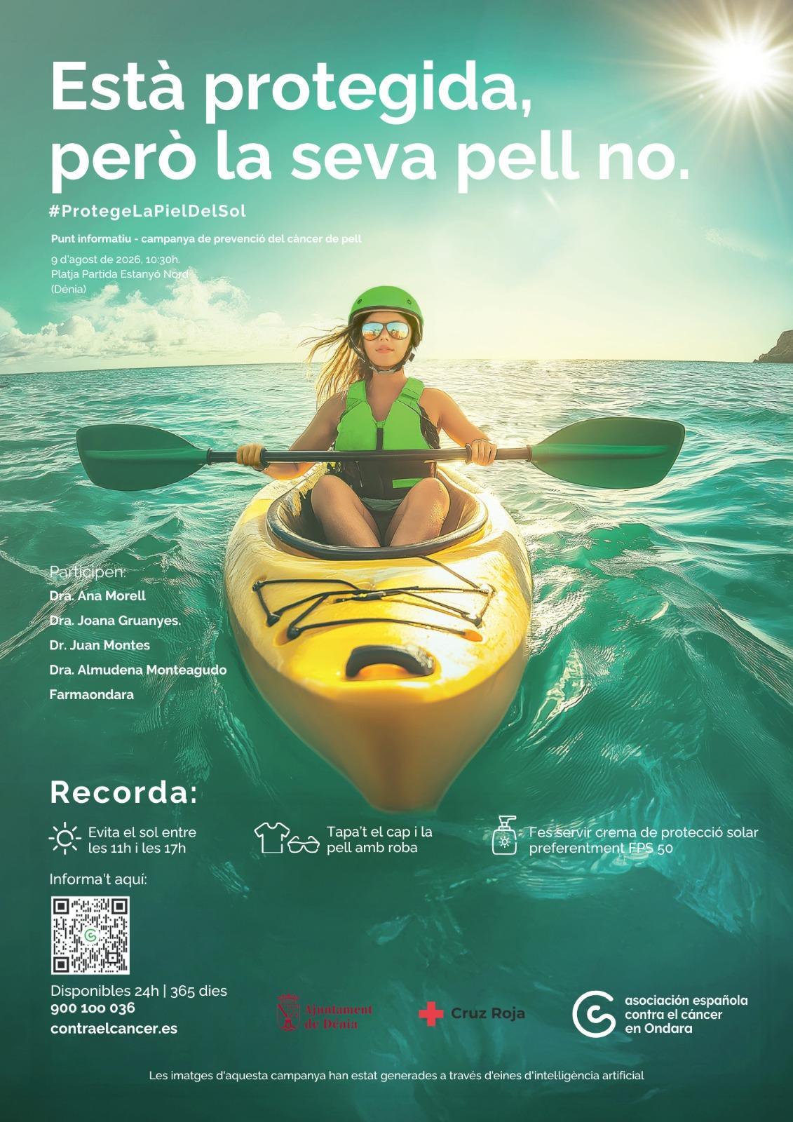 Ondara vuelve a la playa para concienciar sobre el cáncer de piel