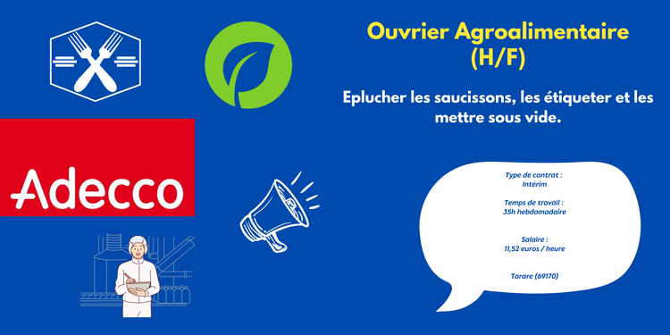 Ouvrier Agroalimentaire (H/F)