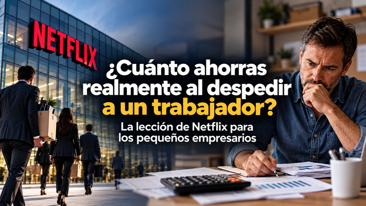 ¿Cuánto ahorras realmente al despedir a un trabajador? La lección de Netflix para los pequeños empresarios