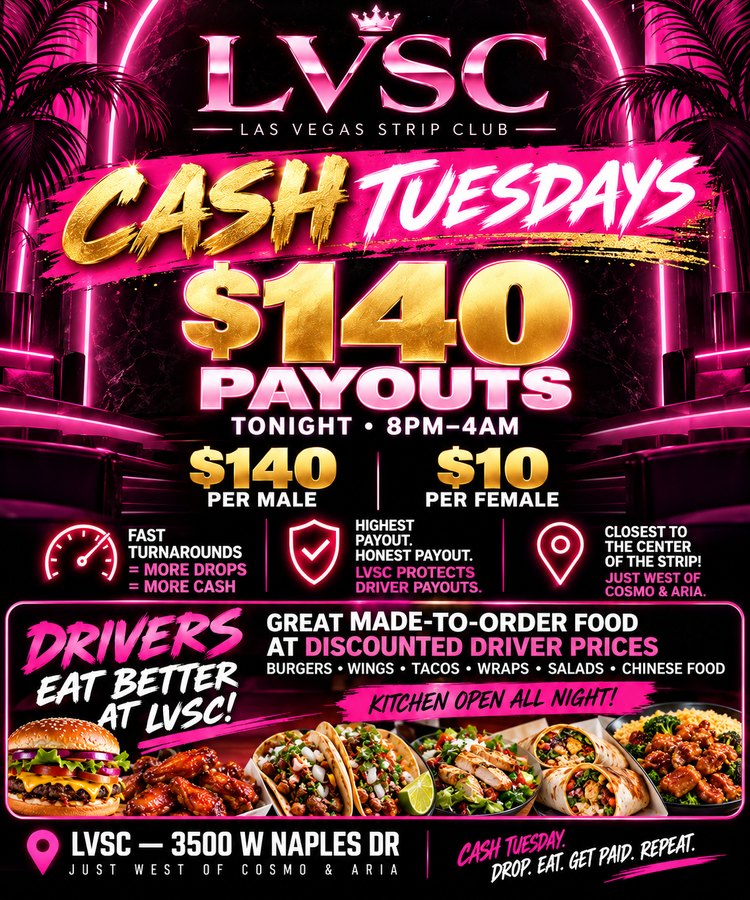 CASH TUESDAYS — $140 PAYOUTS!
