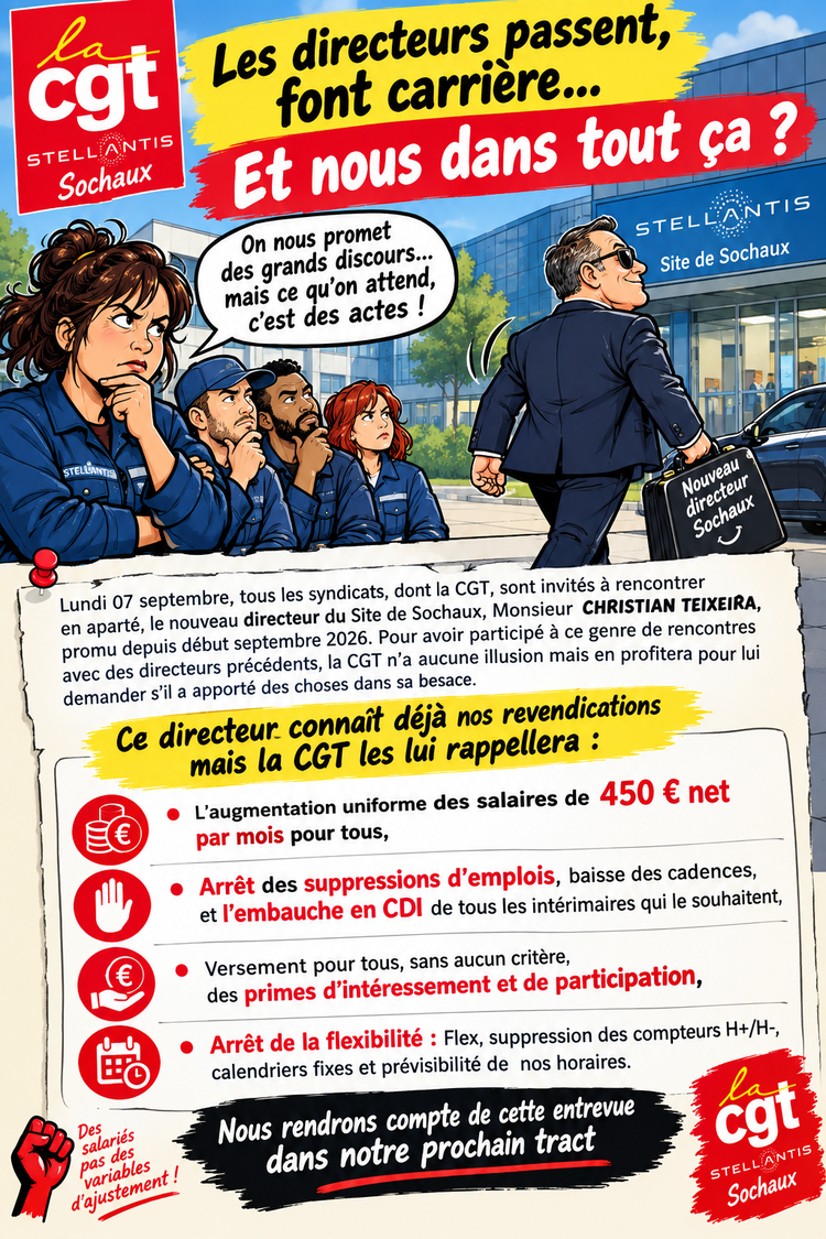 Tract 2026 - Les directeurs passent, font carrière…   Et nous dans tout ça ?