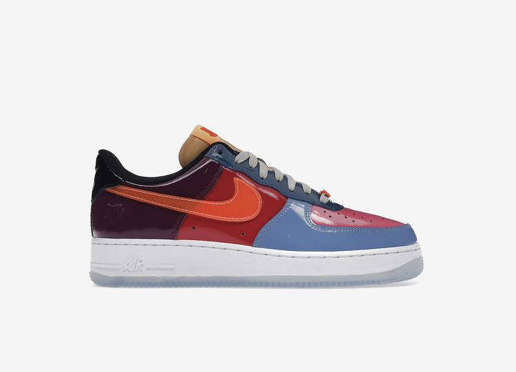 NIKE Air Force 1 x Undefeated Multi-Patent Total Orange