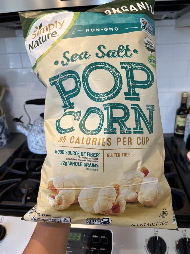 Organic Sea Salt Popcorn