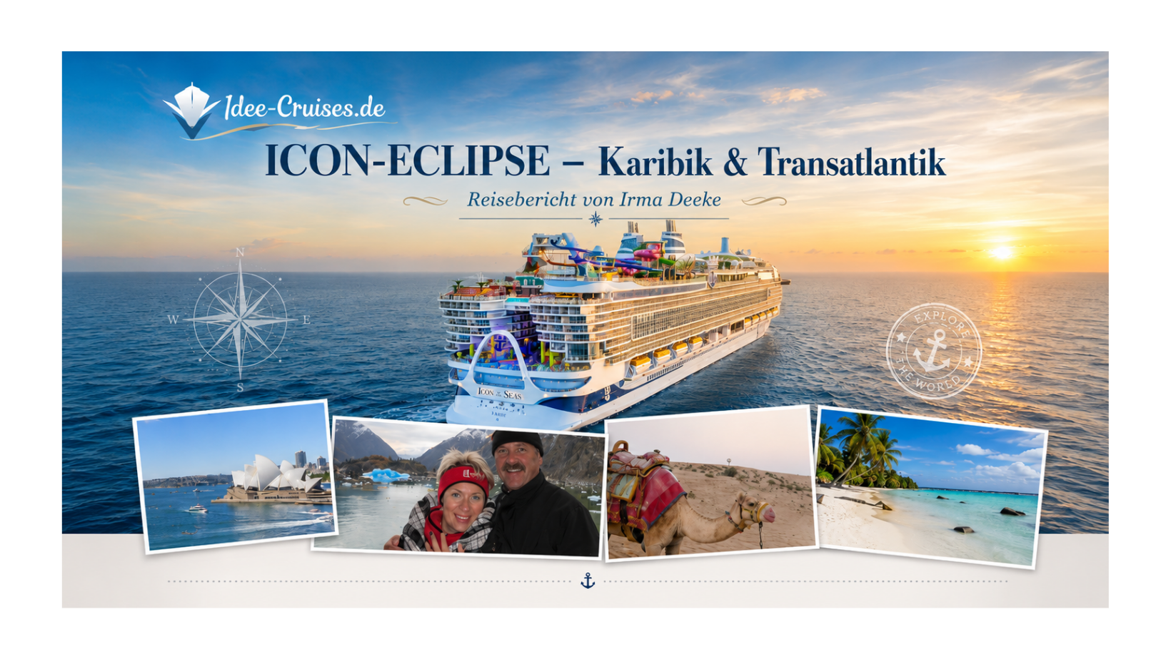 Ein neuer Reisebericht von "IDee-Cruises" aus Meinersen: Ihre Ansprechpartner rund ums Kreuzfahren