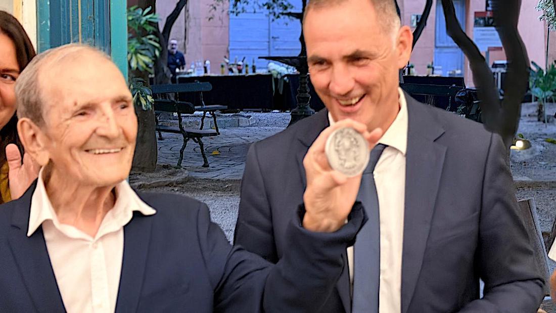 Bastia : Hubert Tempête reçoit la médaille de la Ville