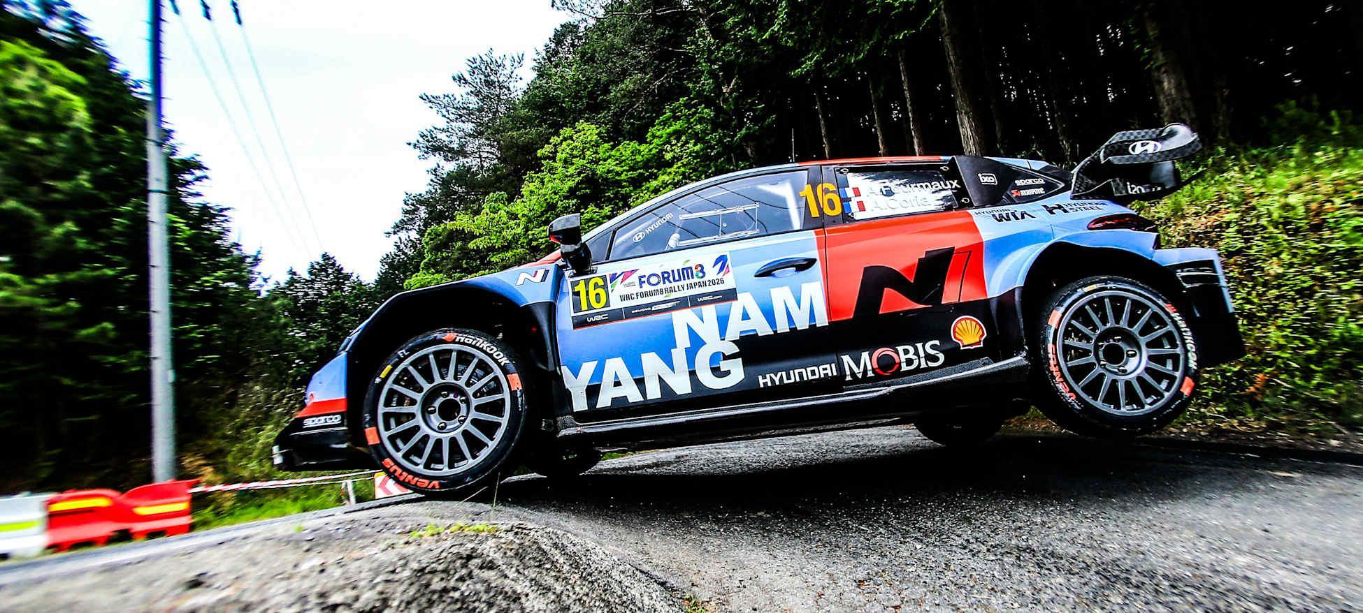 WRC › Hyundai se queda lejos de las expectativas en el asfalto de Japón