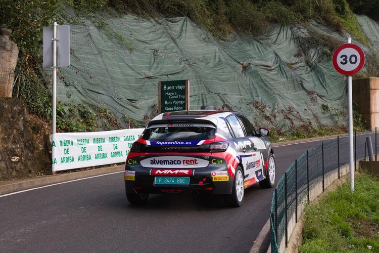 Así transcurre la Peugeot Rally Cup Ibérica 2020 en el ecuador del Rally Blendio Princesa de Asturias Ciudad de Oviedo