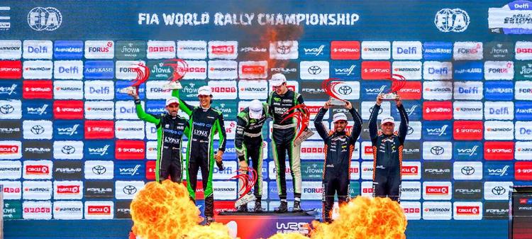 Abramowski logra su primera victoria en el WRC3 en Estonia y se coloca segundo del campeonato