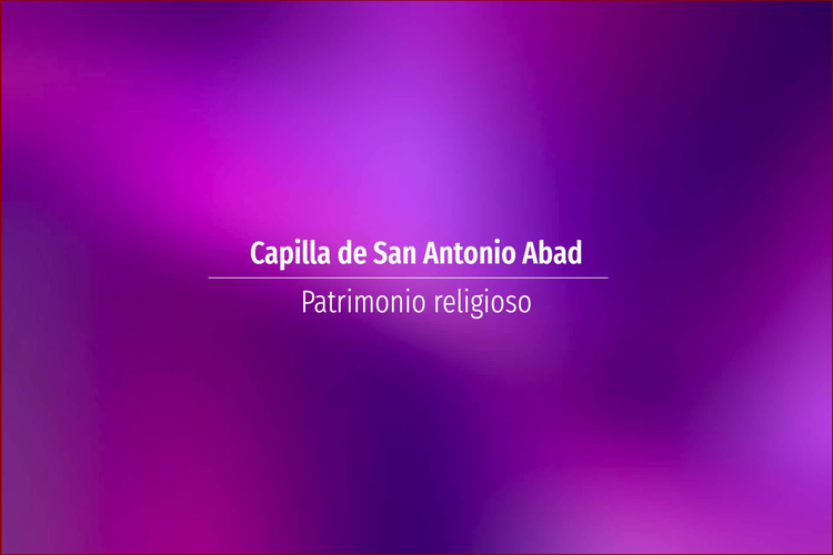 Capilla de San Antonio Abad