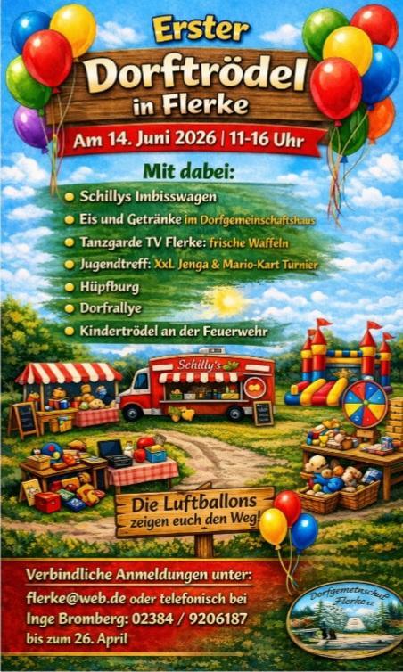Erster Dorftrödel in Flerke