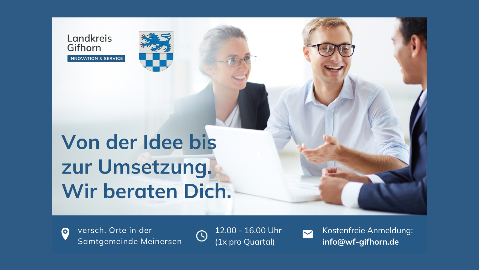 Kostenfreie Gewerbesprechstunde vor Ort in der SG Meinersen!