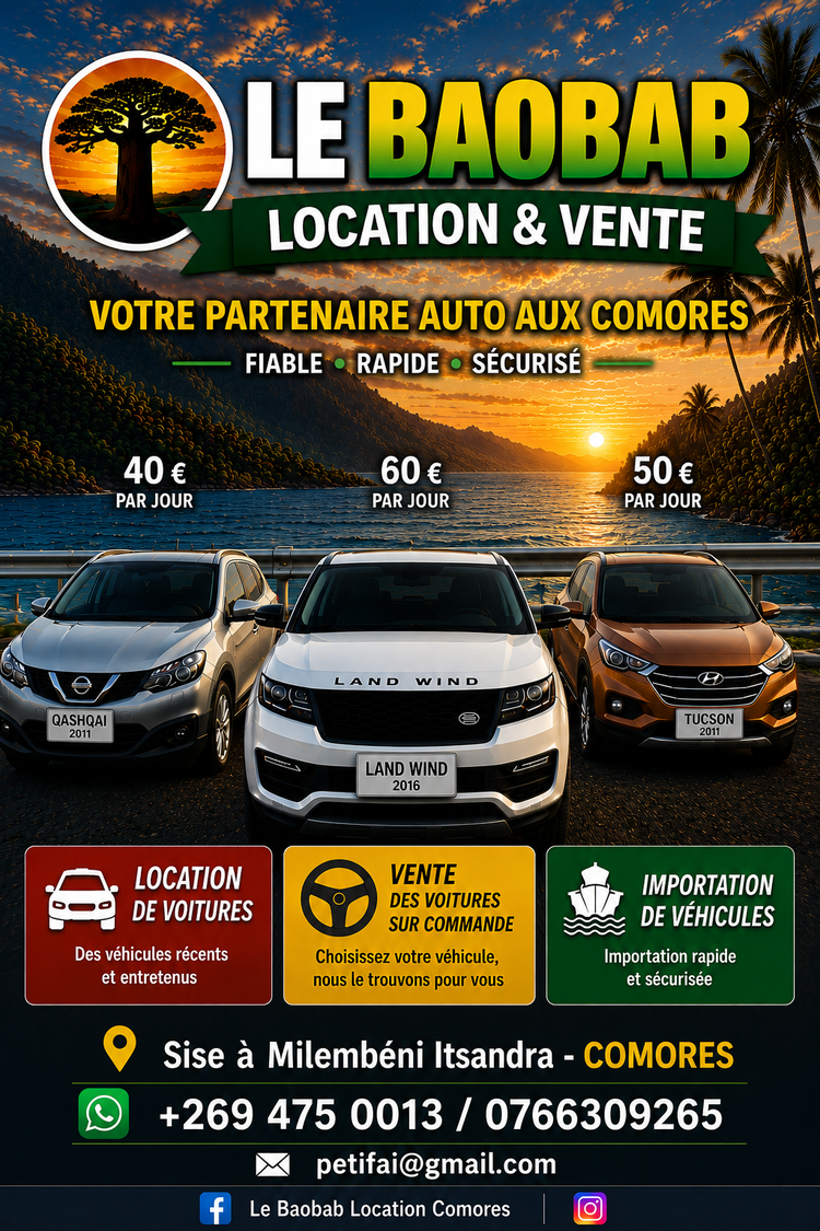 BAOBAB Location et vente des voitures à partir de 50€