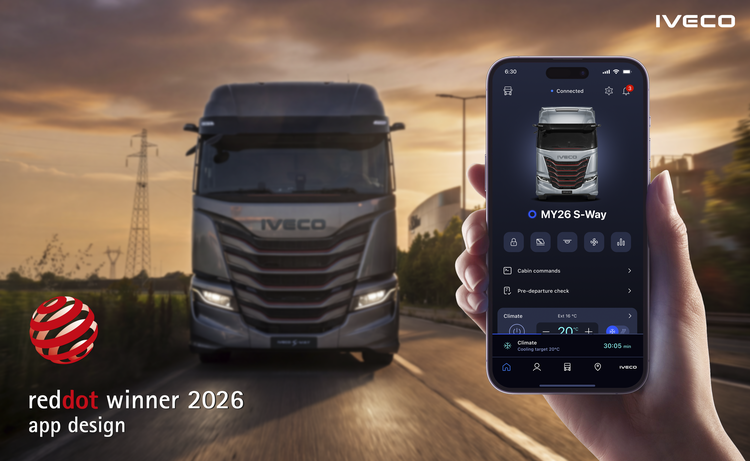 LA APLICACIÓN IVECO EASY WAY GANA EL PRESTIGIOSO PREMIO RED DOT POR SU DISEÑO CENTRADO EN EL USUARIO