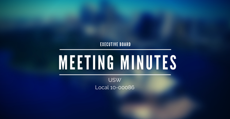 August 1, 2022  Executive Board Meeting Minutes