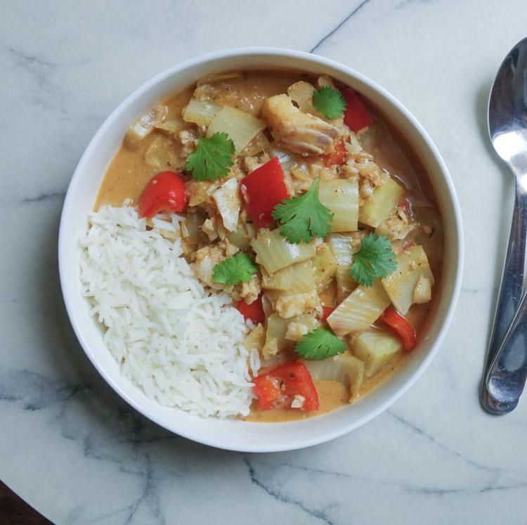 Curry de poisson
