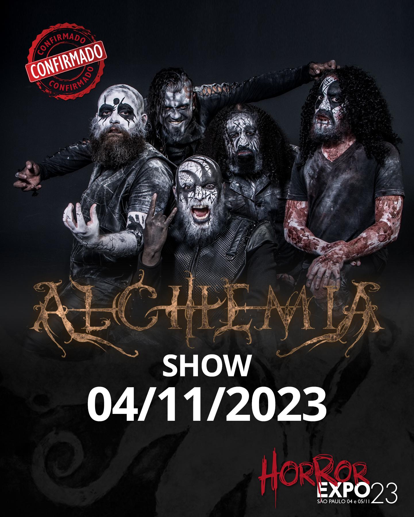 Horror Expo 2023: Banda de horror metal Alchemia retorna ao Brasil para show exclusivo na Horror Expo 2023
