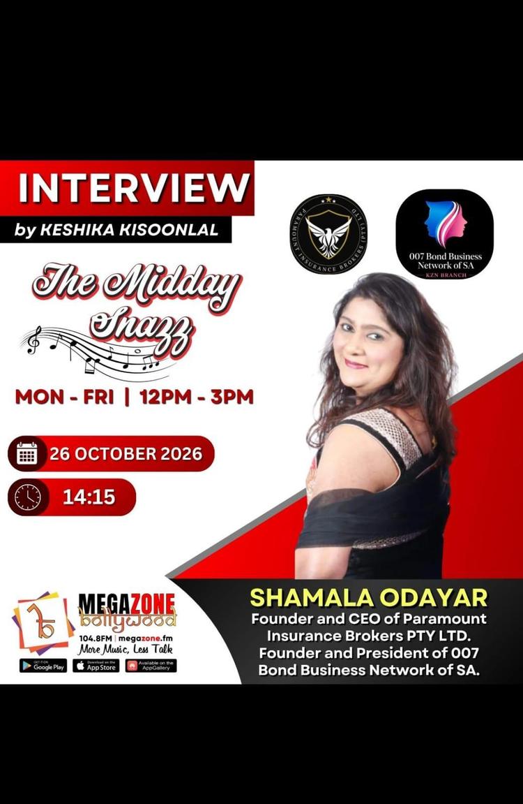 In Conversation With: Shamala Odayar - Paramount Insurance/007 