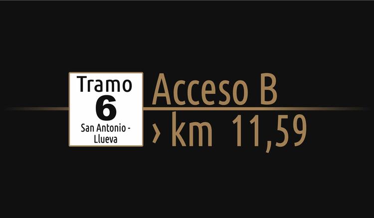 Tramo 6 › San Antonio - Llueva  › Acceso B