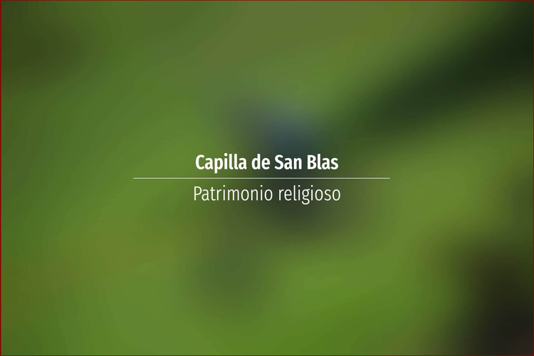 Capilla de San Blas