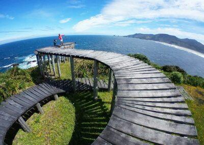Muelle de la Luz en Ancud, Chiloé, Sur de Chile