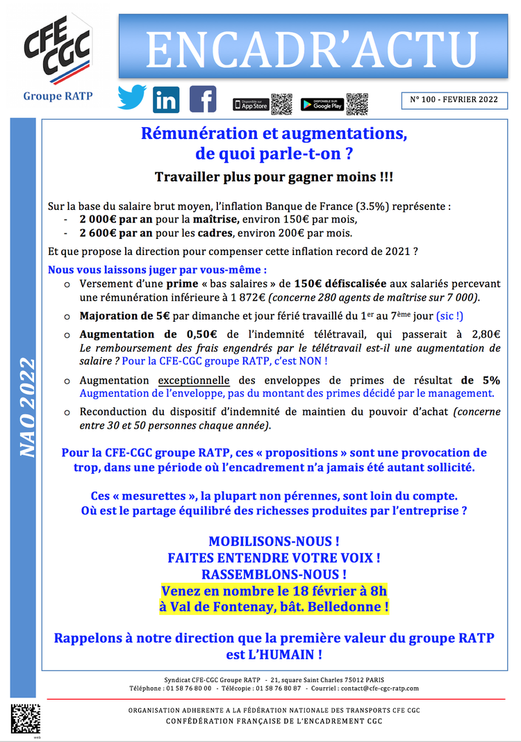 Encadr'ACTU n°100