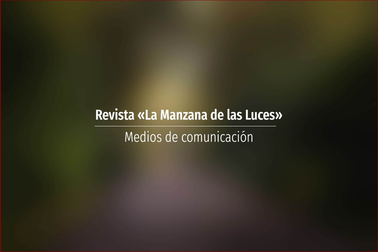 Revista «La Manzana de las Luces»