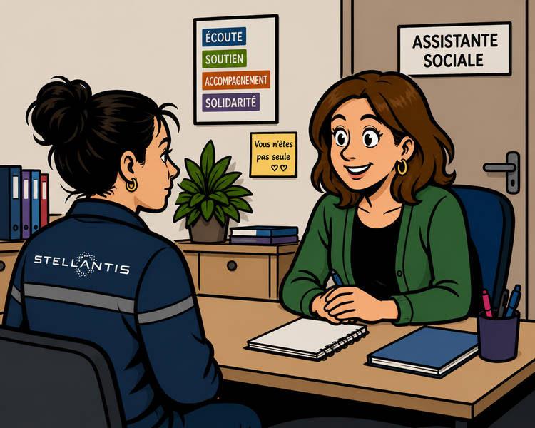 Calendrier des assistantes sociales et VITALI de mai