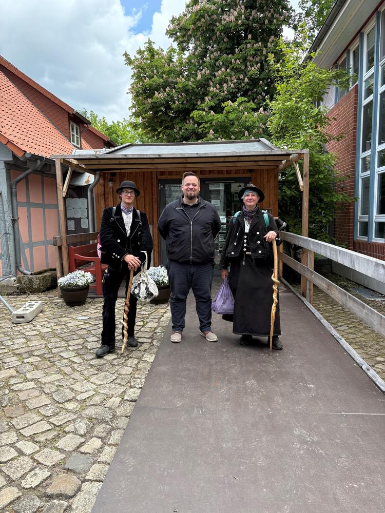 Besuch der Wandergesellen
