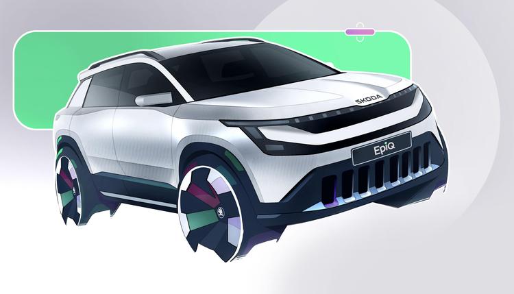 ŠKODA PRESENTA LOS PRIMEROS BOCETOS DEL INTERIOR DEL EPIQ Y ANUNCIA LA FECHA DE SU ESTRENO MUNDIAL