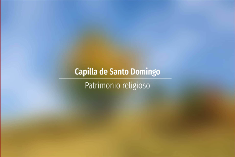 Capilla de Santo Domingo