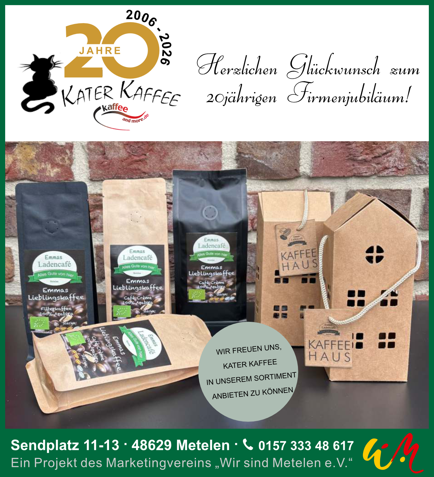 20 Jahre Kater Kaffee