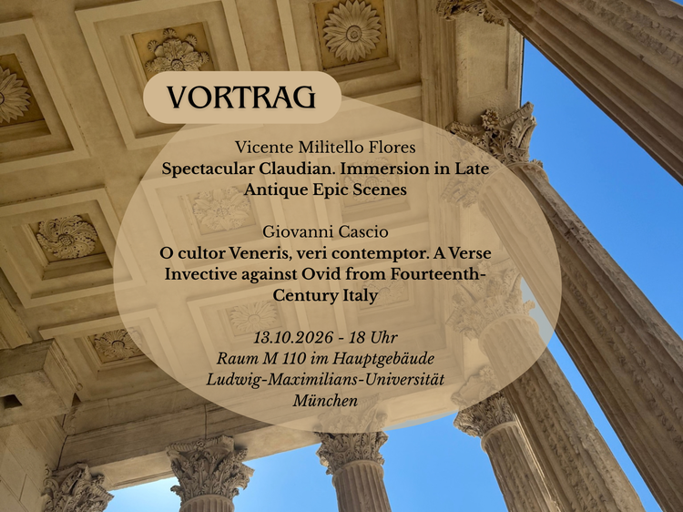 Spectacular Claudian. Immersion in Late Antique Epic Scenes / O cultor Veneris, veri contemptor. A Verse Invective against Ovid from Fourteenth-Century Italy