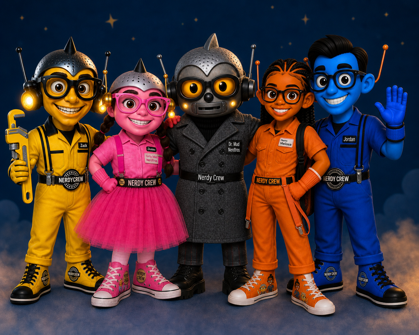 The Nerdy Crew Kids & (“Dr. Mad Nerdtros”)Episode # 6& )