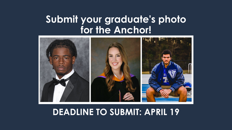 Final Reminder | Submit a photo of your graduate for the Anchor!