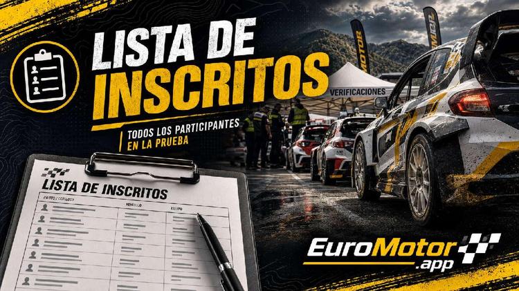 Rallye de tierra Isla de los Volcanes 2026: Lista de inscritos