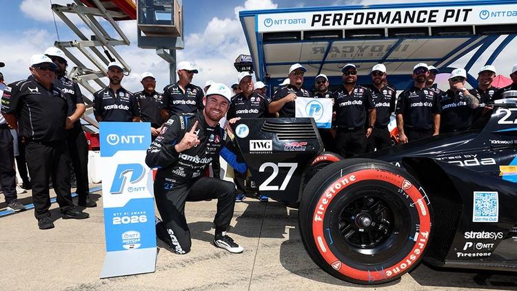 Kirkwood arrebata la pole en Nashville a Newgarden con una vuelta a 197,382 mph en la IndyCar