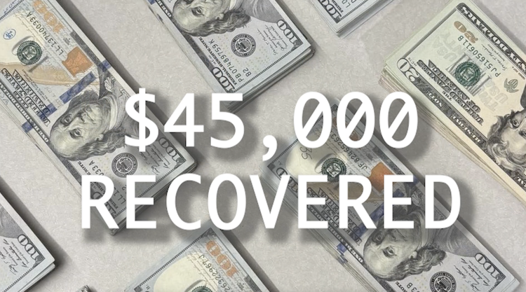 WPD recovers $45K for scam victim