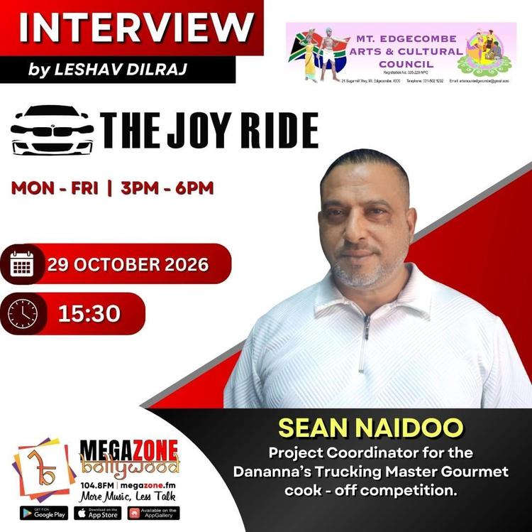 In Conversation with: Sean Naidoo - Dananna's Master Gourmet Cook Off