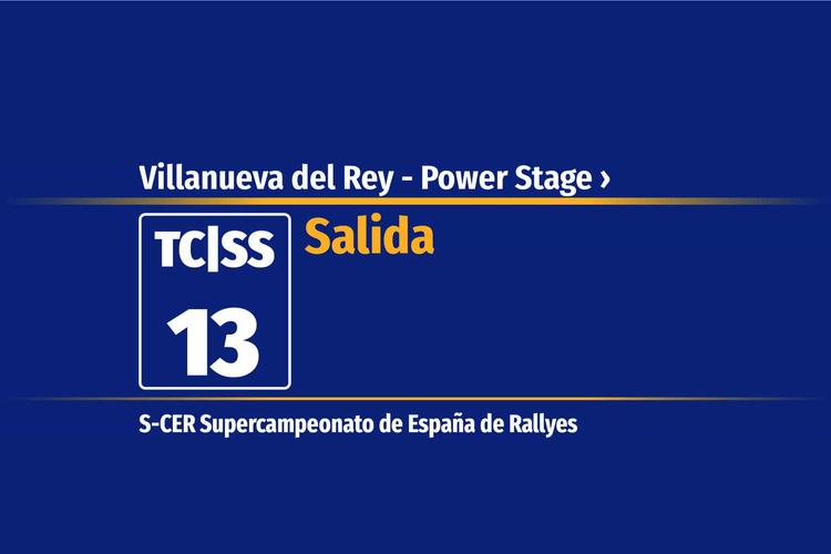 Tramo 13 &nbsp;›&nbsp; Villanueva del Rey - Power Stage | Salida