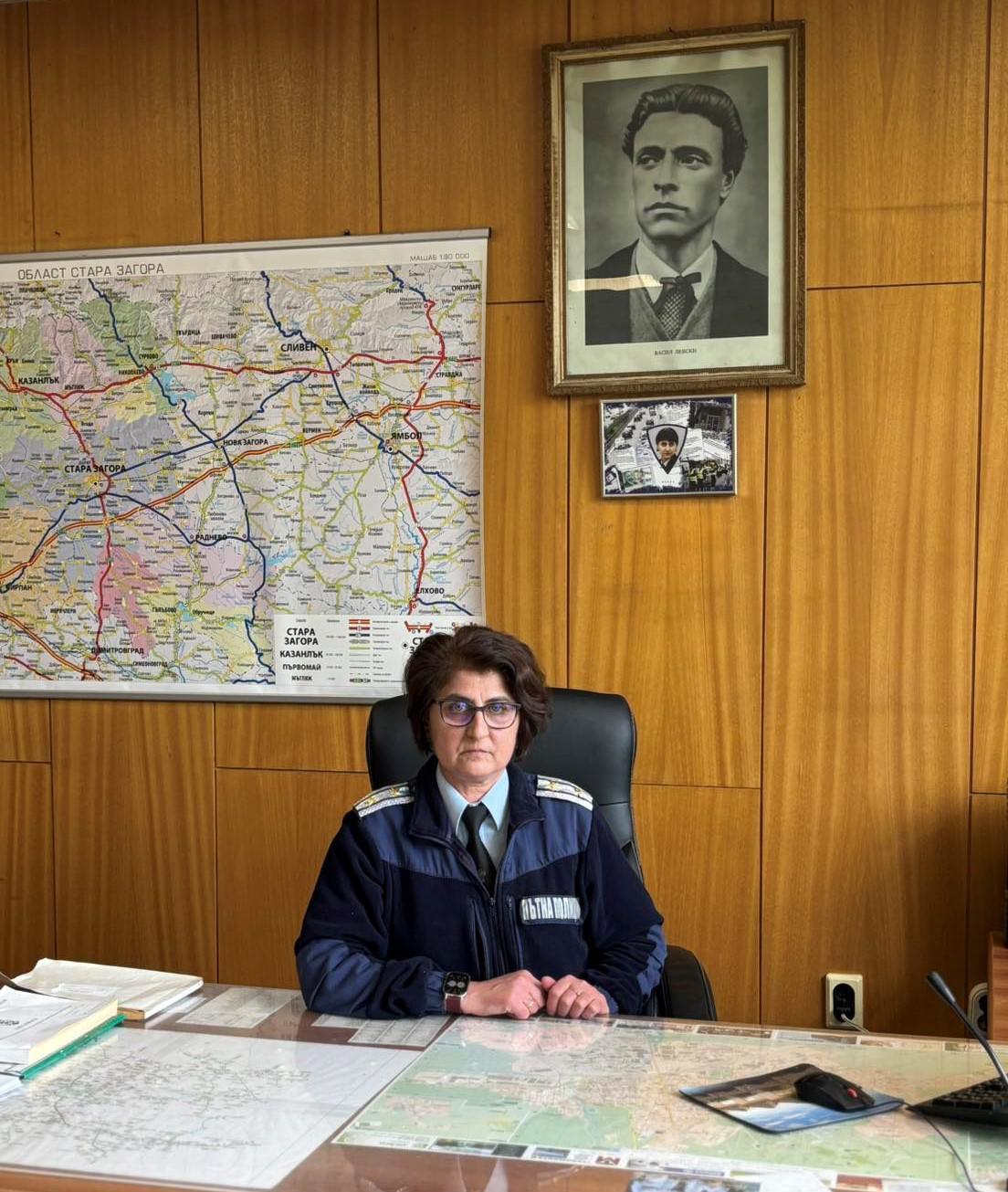 Главен инспектор Грозданка Андреева е новият началник на сектор „Пътна полиция“ при ОДМВР-Стара Загора