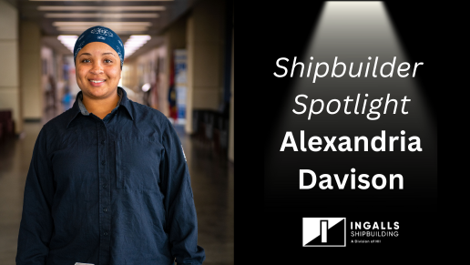 Shipbuilder Spotlight | Alexandria Davison, sheet metal foreman, aims to inspire and lead