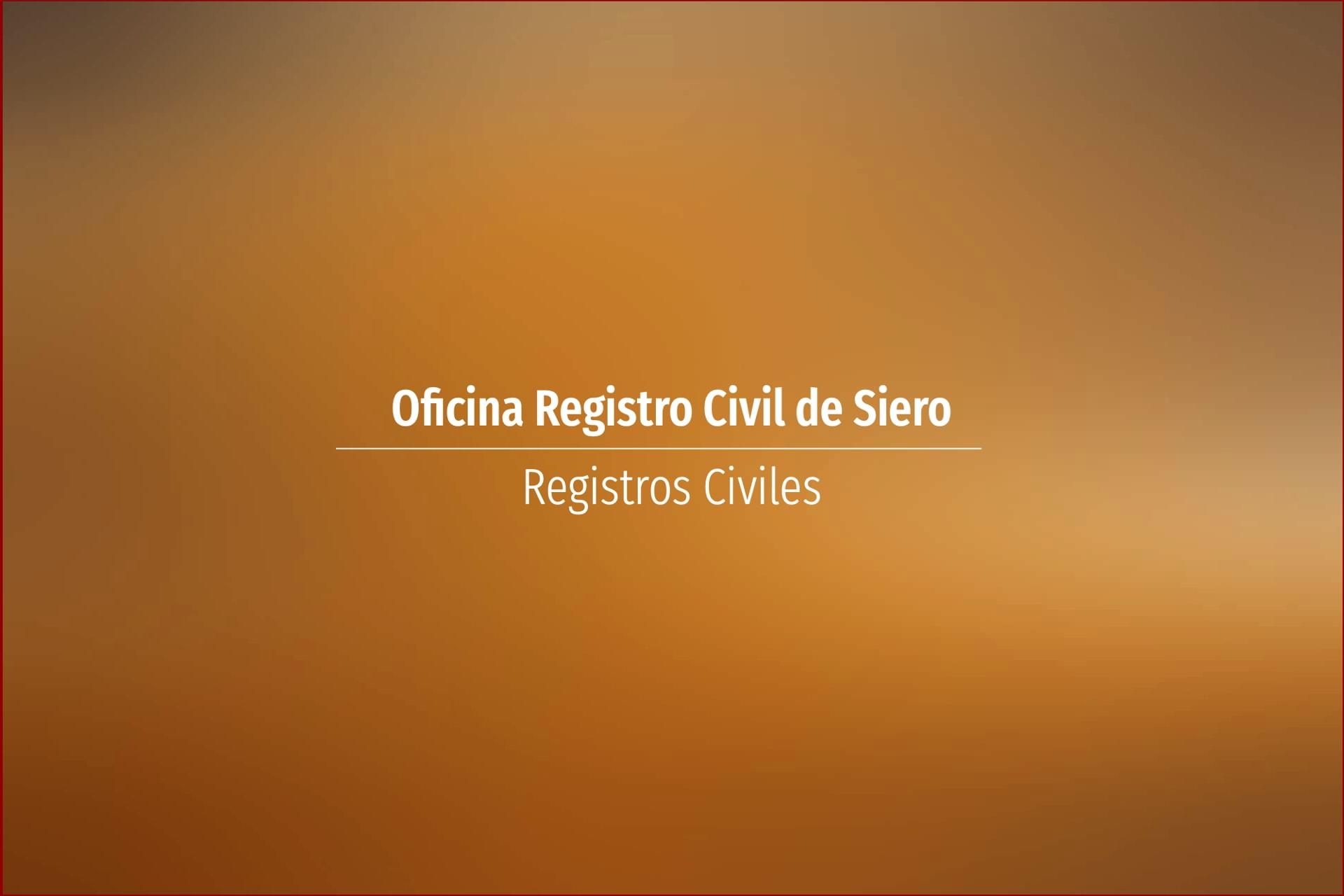 Oficina Registro Civil
