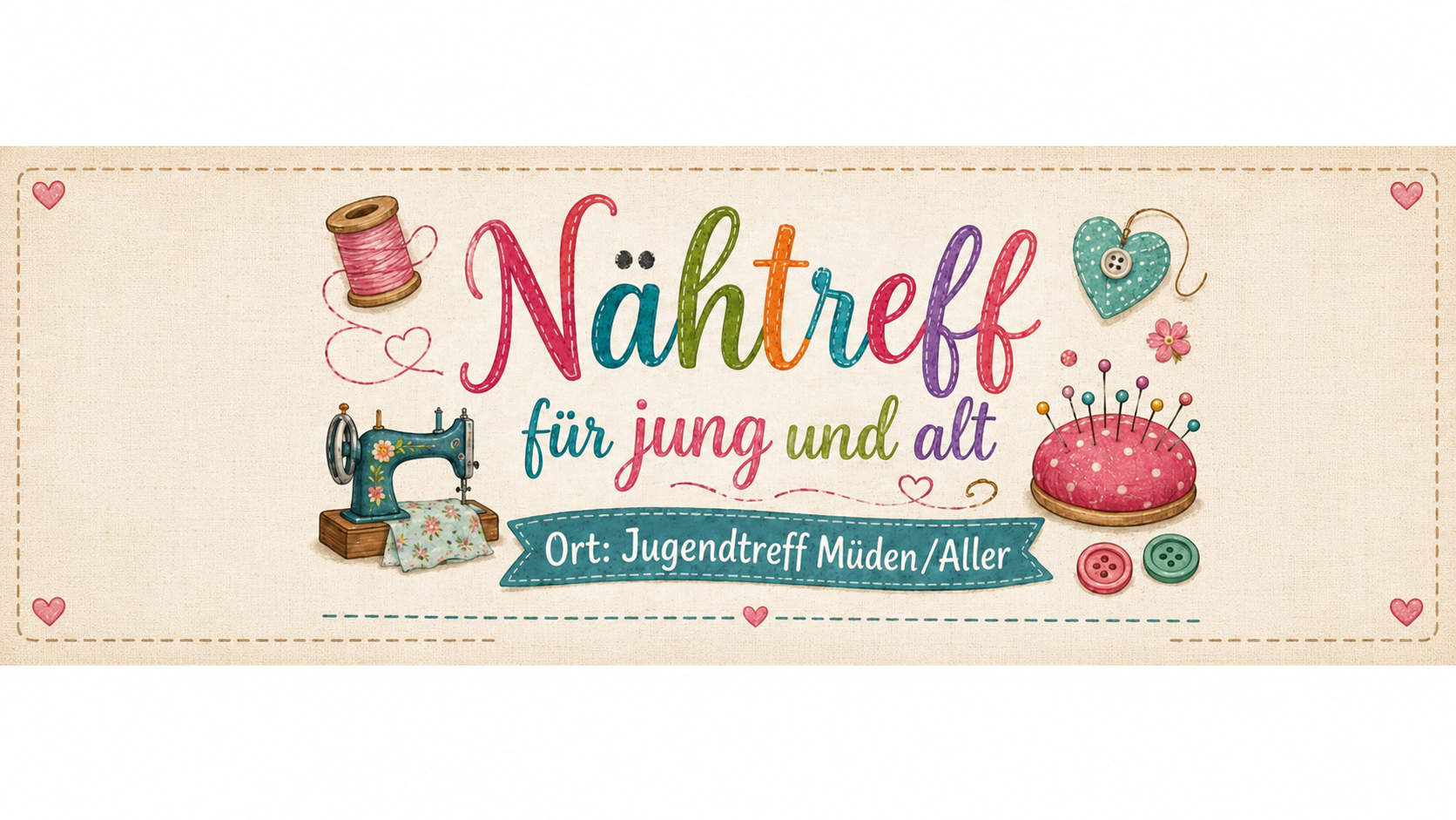 Nähtreff in Müden am 30.05.26
