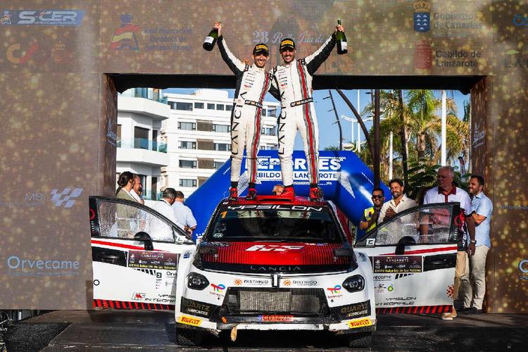 Diego Ruiloba gana en Lanzarote por una décima el Rallye de Tierra Isla de Los Volcanes del S-CER