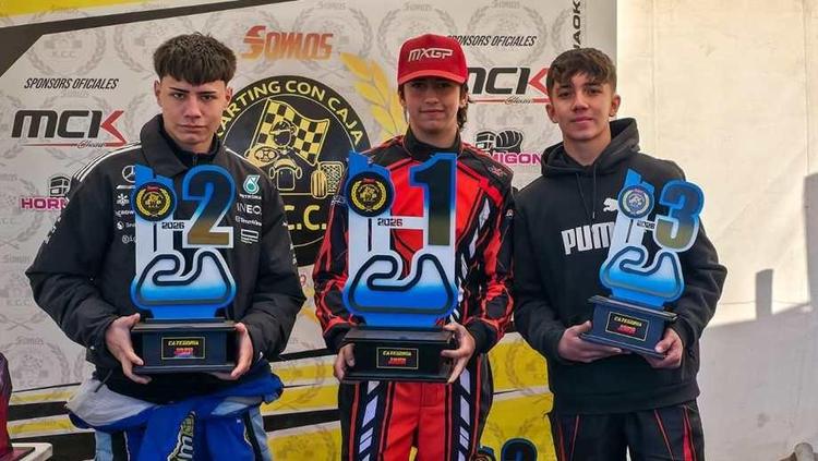 Karting con Caja celebra su cuarta fecha en Fernández Oro con 94 máquinas y Laureano Martínez como triplete en Junior